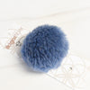 Ikigai Fiber Tools & Gifts Blue Wool Poms 8cm