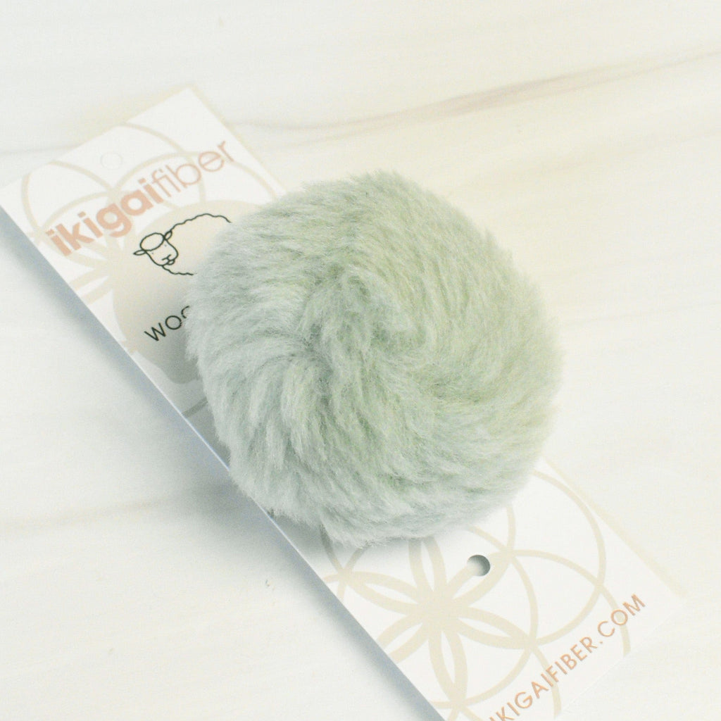 Ikigai Fiber Tools & Gifts Mint Wool Poms 8cm