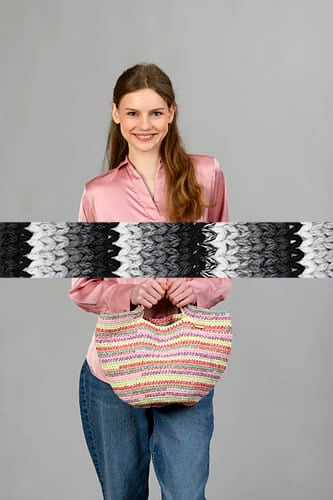 KFI Collection Kit #07 Corsica Boho Handbag Yarn Kit - Crochet Version