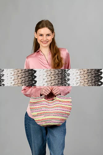 KFI Collection Kit #08 San Andres Boho Handbag Yarn Kit - Crochet Version