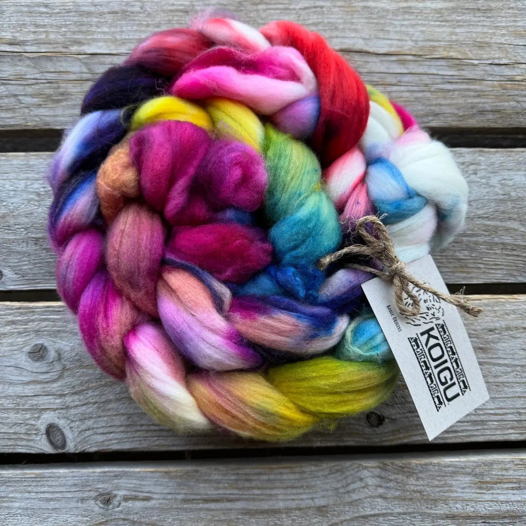 Koigu Wool Designs Fiber 204 Oh Wow! Koigu Merino Braid Roving