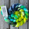 Koigu Wool Designs Fiber 453 Green & Blue Koigu Merino Braid Roving