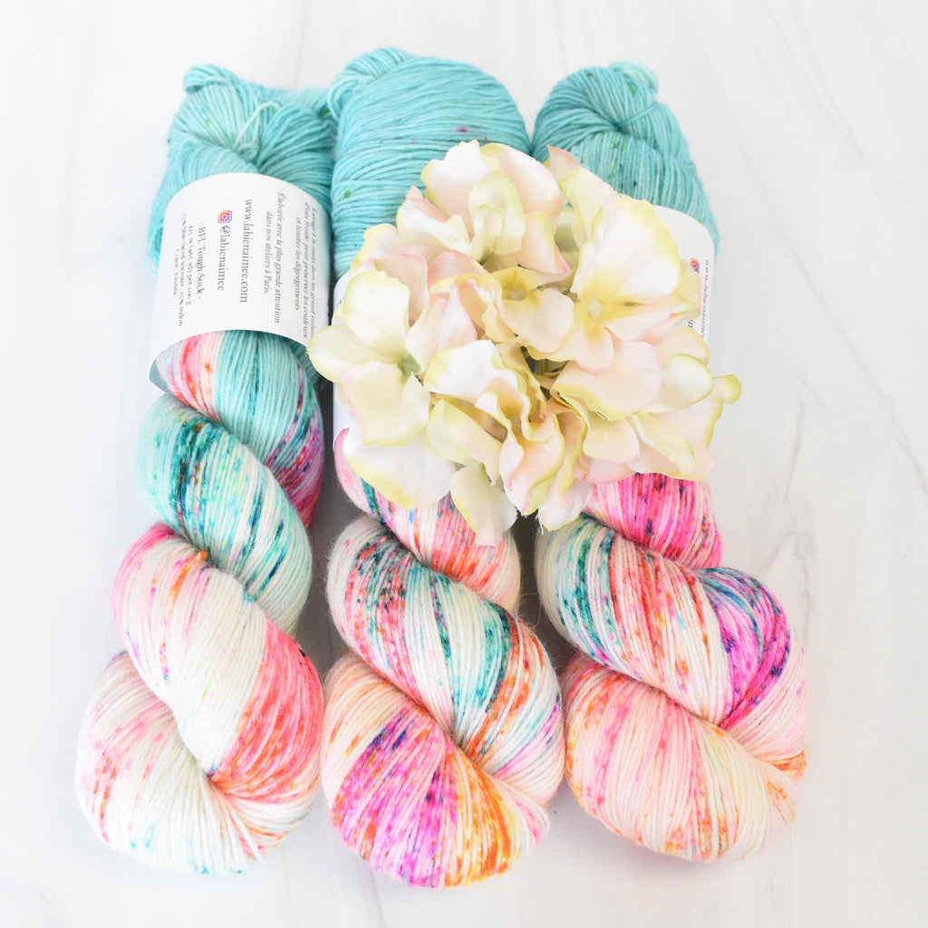 La Bien Aimee Yarn Azulita BFL Tough Sock