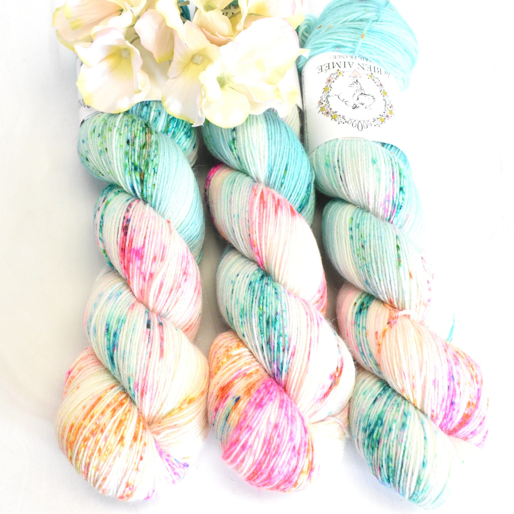 La Bien Aimee Yarn Azulita BFL Tough Sock