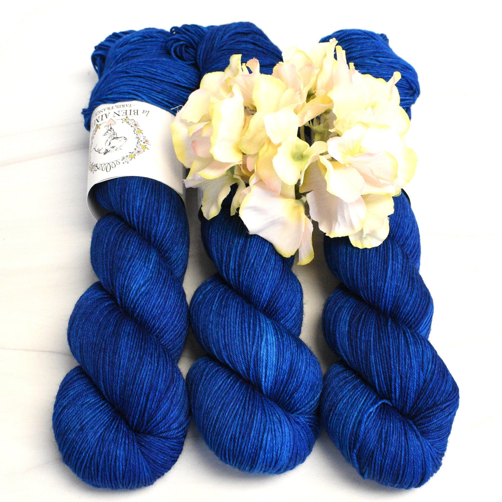 La Bien Aimee Yarn Mariniere Bleu Merino Super Sock