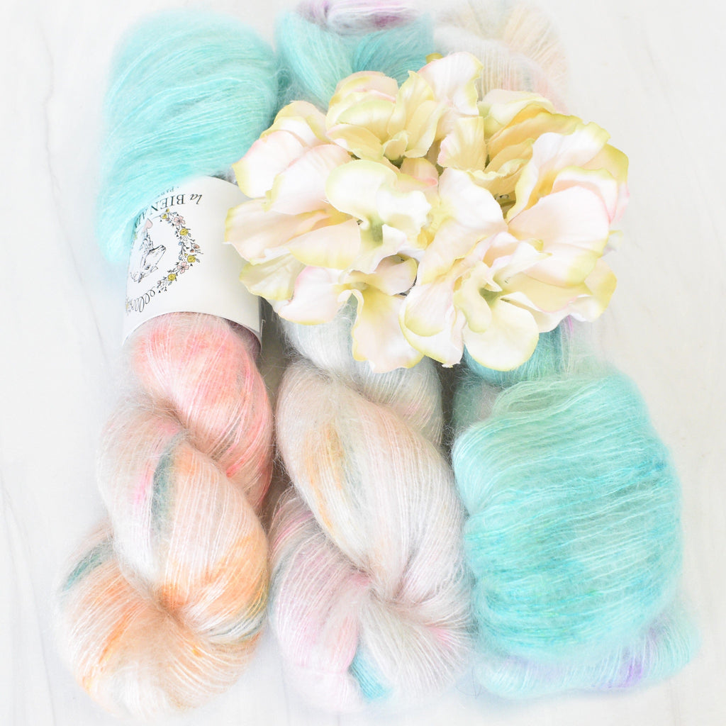 La Bien Aimee Yarn Azulita Soyeux
