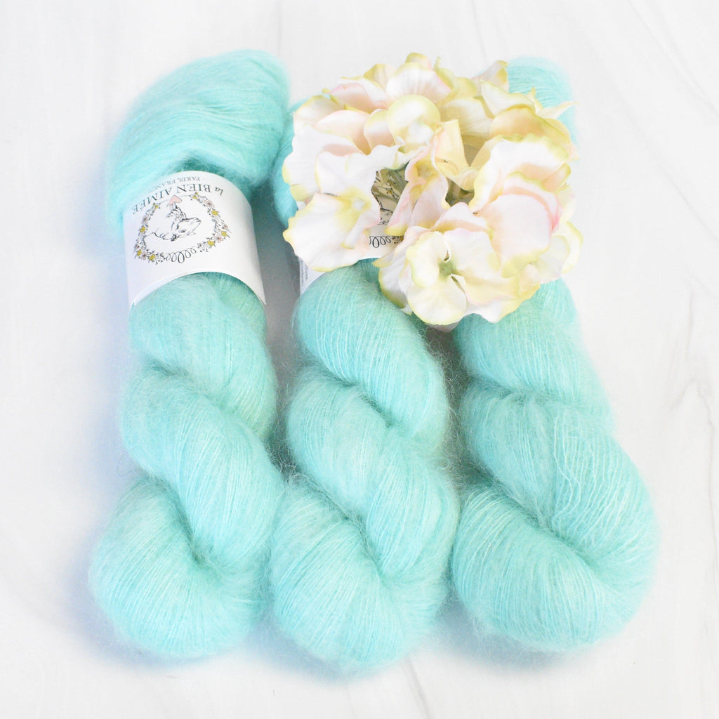 La Bien Aimee Yarn Seaglass Soyeux