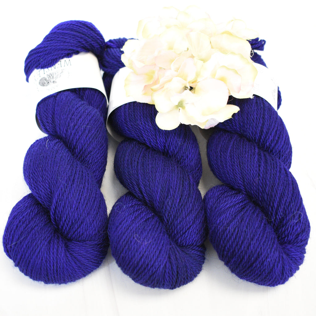 La Bien Aimee Yarn Bleu Royal Wensley Worsted