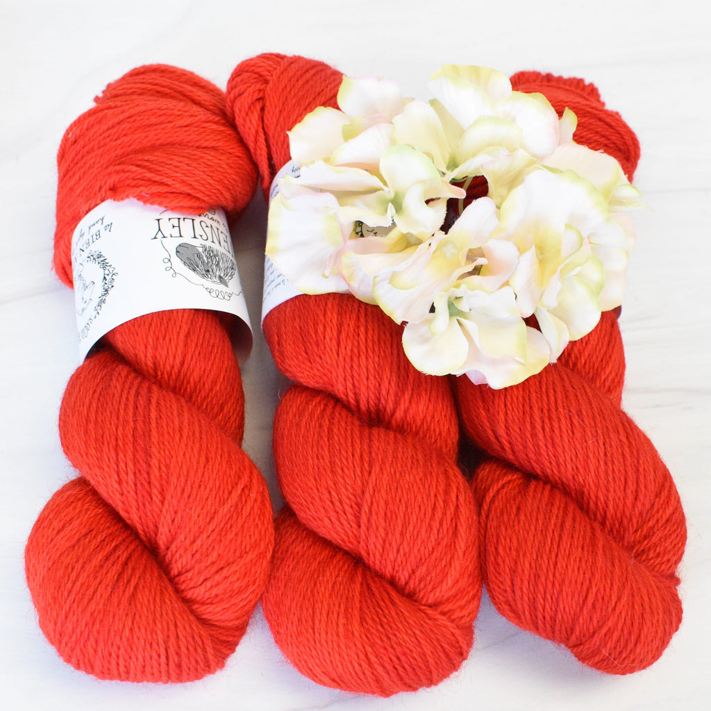 La Bien Aimee Yarn Coquelicot Wensley Worsted