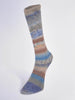 Laines du Nord Yarn 03 - denim. olive. tan. turquoise Carnival Sock