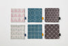 Lecien Stitching Hidamari Vintage Blue Coaster Kit