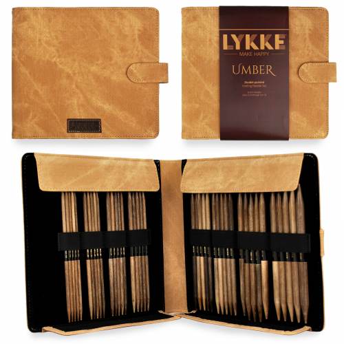 Lykke Needles Umber / Small ~ sizes US 0-5 Lykke 6" Double Pointed Needle Sets
