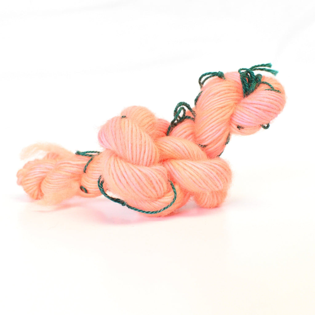 MadelineTosh Yarn Neon Peach Unicorn Tails - Mini Skeins