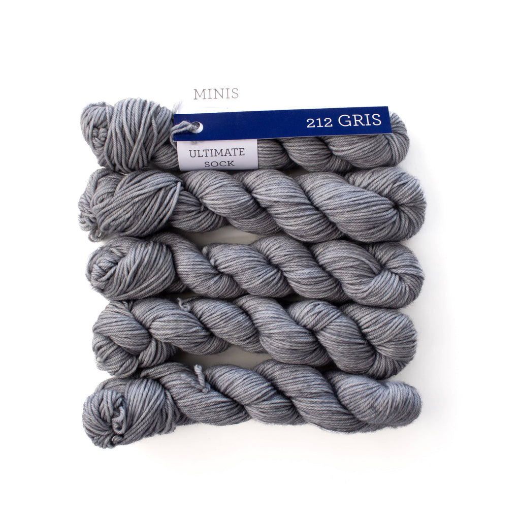 Malabrigo Yarn Gris Ultimate Sock Minis
