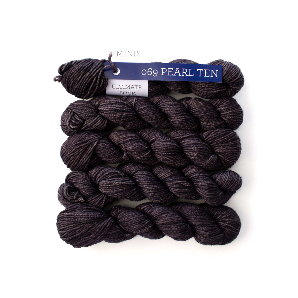 Malabrigo Yarn Pearl Ten Ultimate Sock Minis