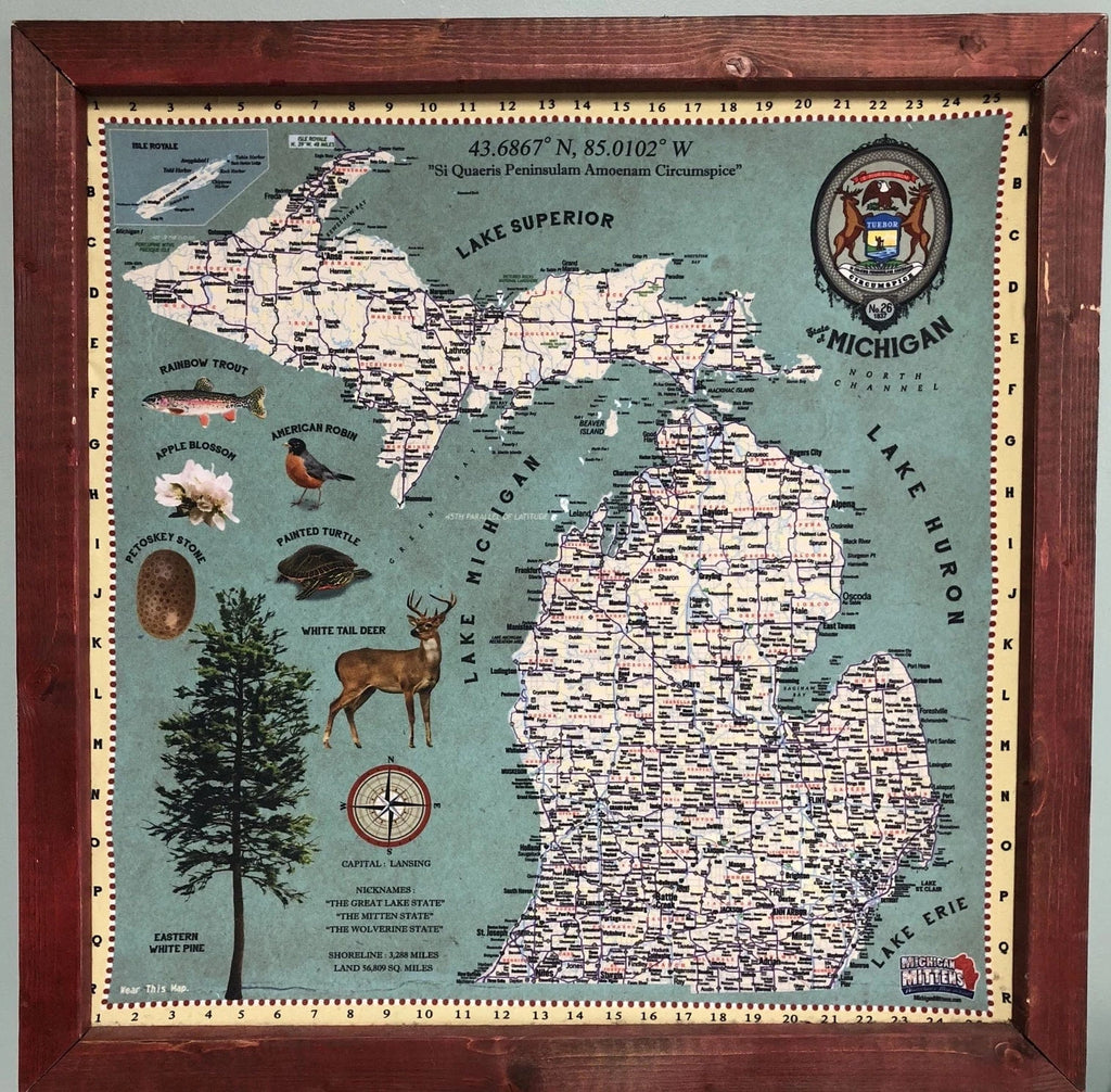 Michigan Mittens Tools & Gifts Michigan Bandana