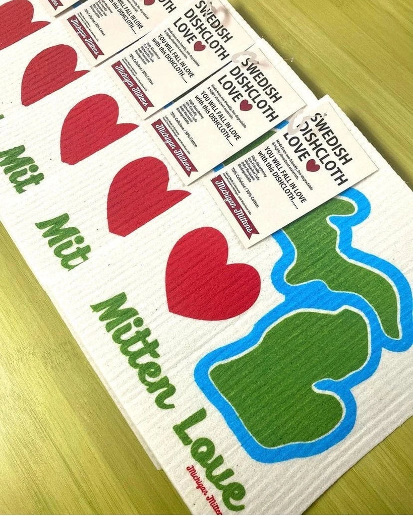 Michigan Mittens Tools & Gifts Michigan Love Michigan Swedish Dishcloths