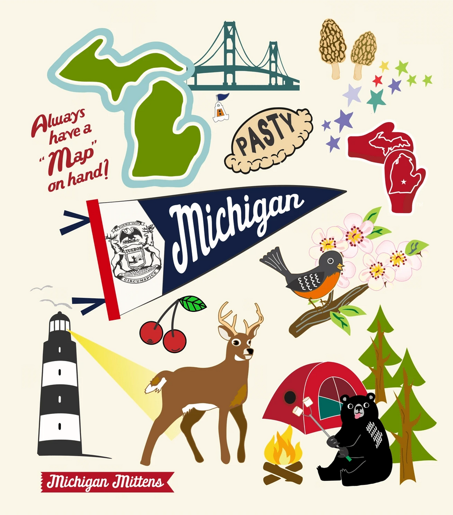 Michigan Mittens Tools & Gifts My Favorite Things Michigan Swedish Dishcloths