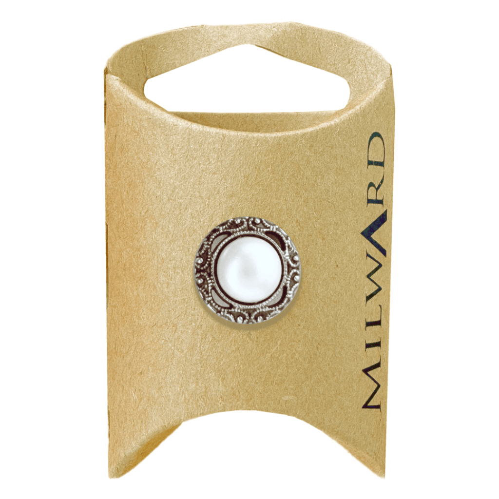 Milward Buttons ABS Pearl Shank 15mm Button MGB078