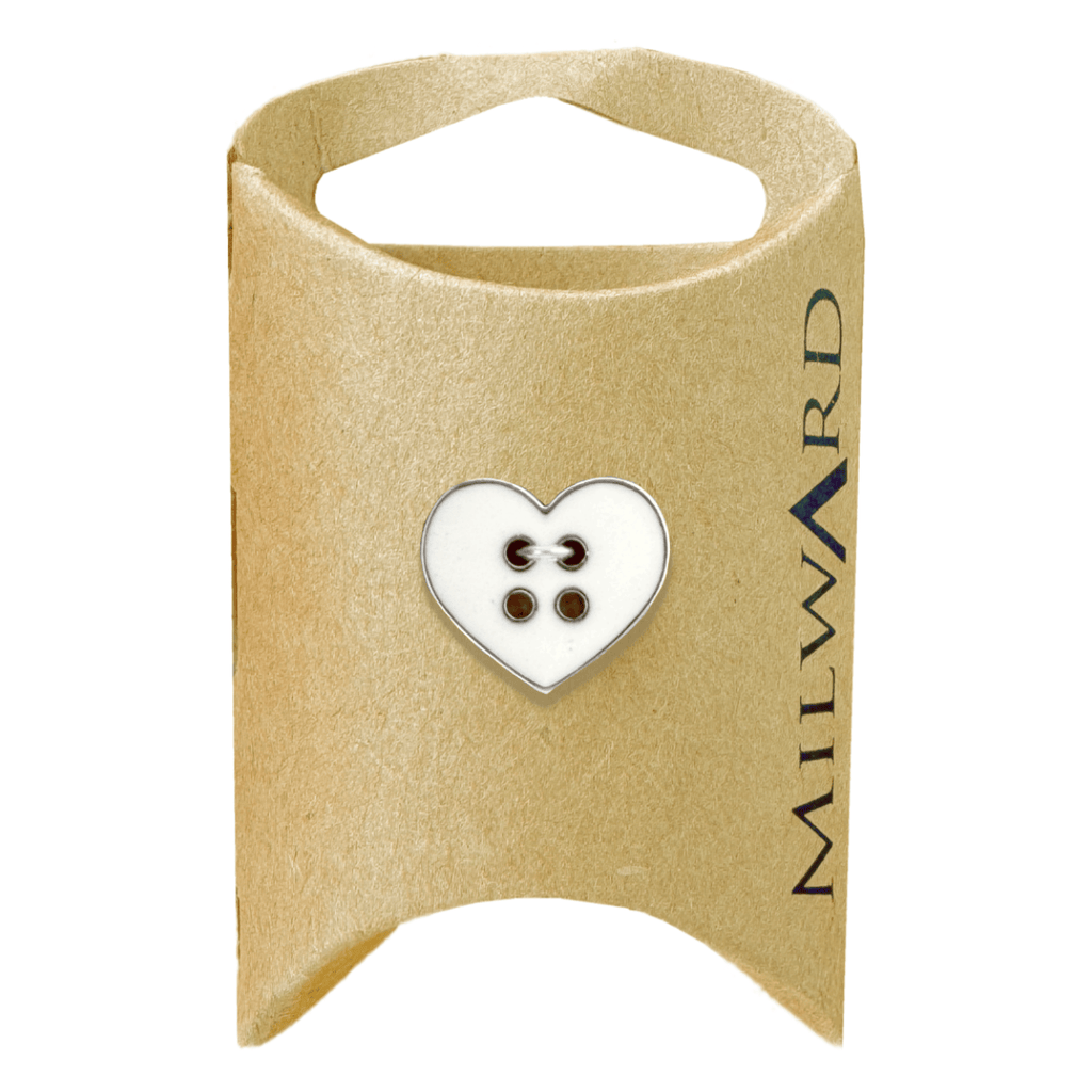 Milward Buttons ABS Silver Rim 16mm Button MGB092