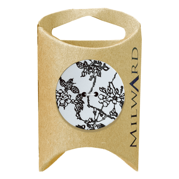 Milward Buttons Acrylic Fleuron 27mm Button MGB094