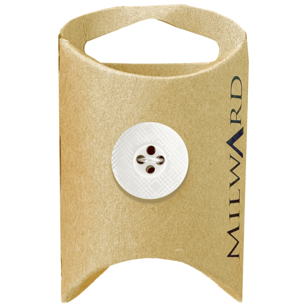 Milward Buttons Acrylic Laser Diagonal 18mm Button MGB104