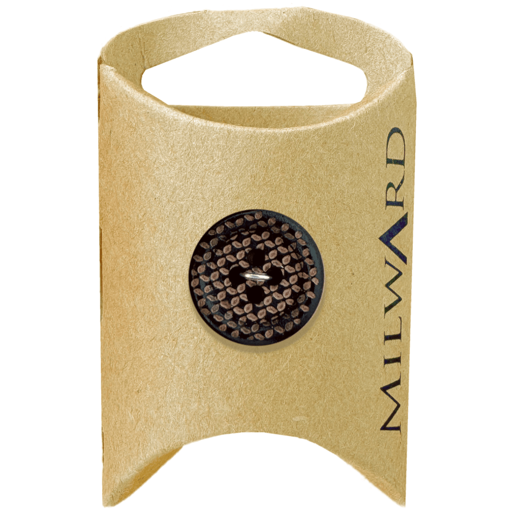 Milward Buttons Acrylic Weave 18mm Button MGB207