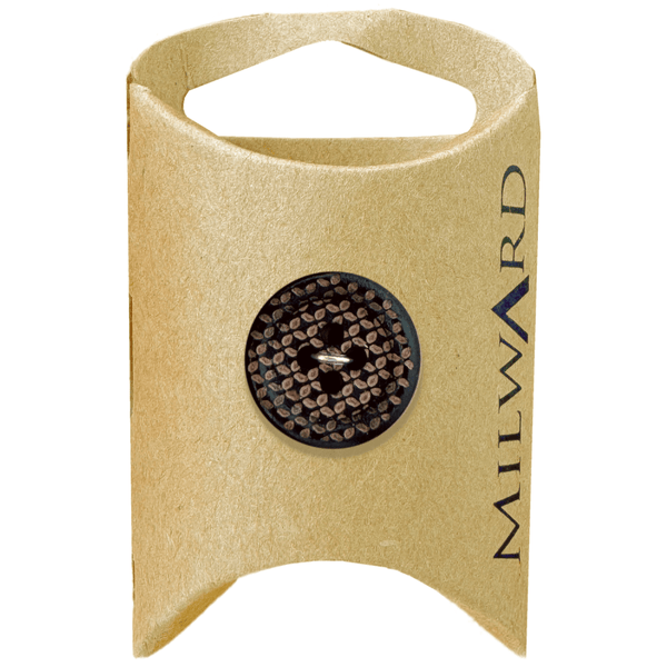 Milward Buttons Acrylic Weave 18mm Button MGB207