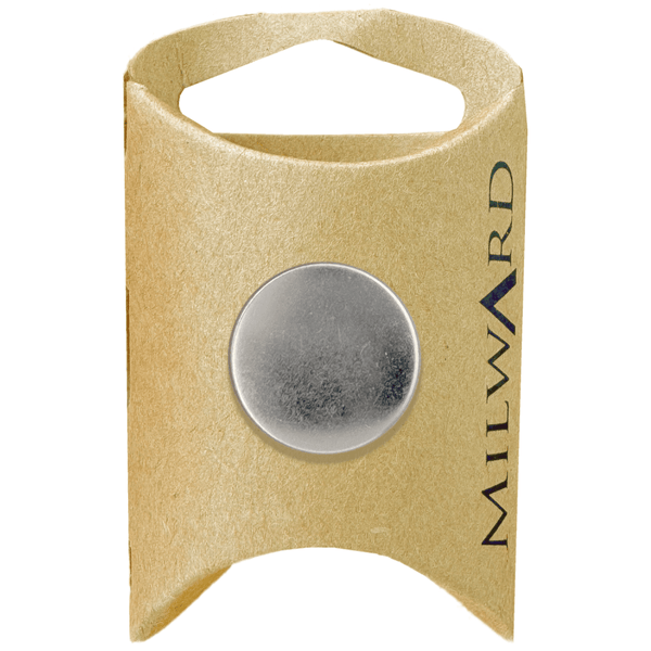 Milward Buttons Brass (Silver) Shiny 19mm Button MGB613