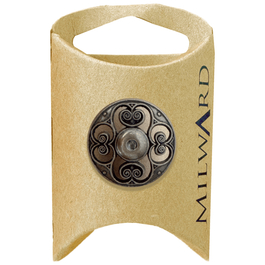 Milward Buttons Metal Filigree Shank 23mm Button MGB587