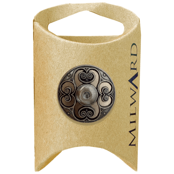 Milward Buttons Metal Filigree Shank 23mm Button MGB587