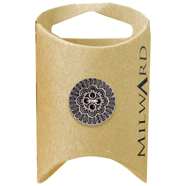 Milward Buttons Metal Flower 19mm Button MGB578