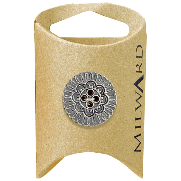 Milward Buttons Metal Flower 22mm Button MGB577