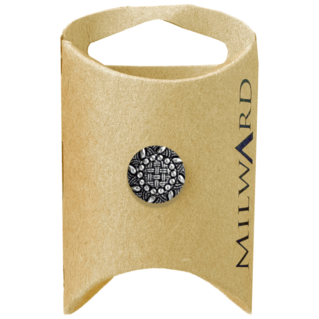 Milward Buttons Metal Weave Shank 12mm Button MGB595