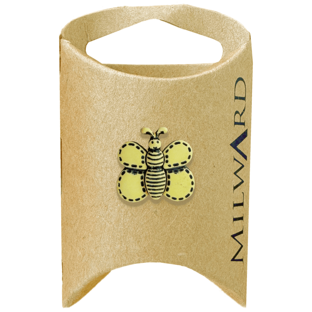 Milward Buttons Nylon Bumblebee 19mm Button MGB253