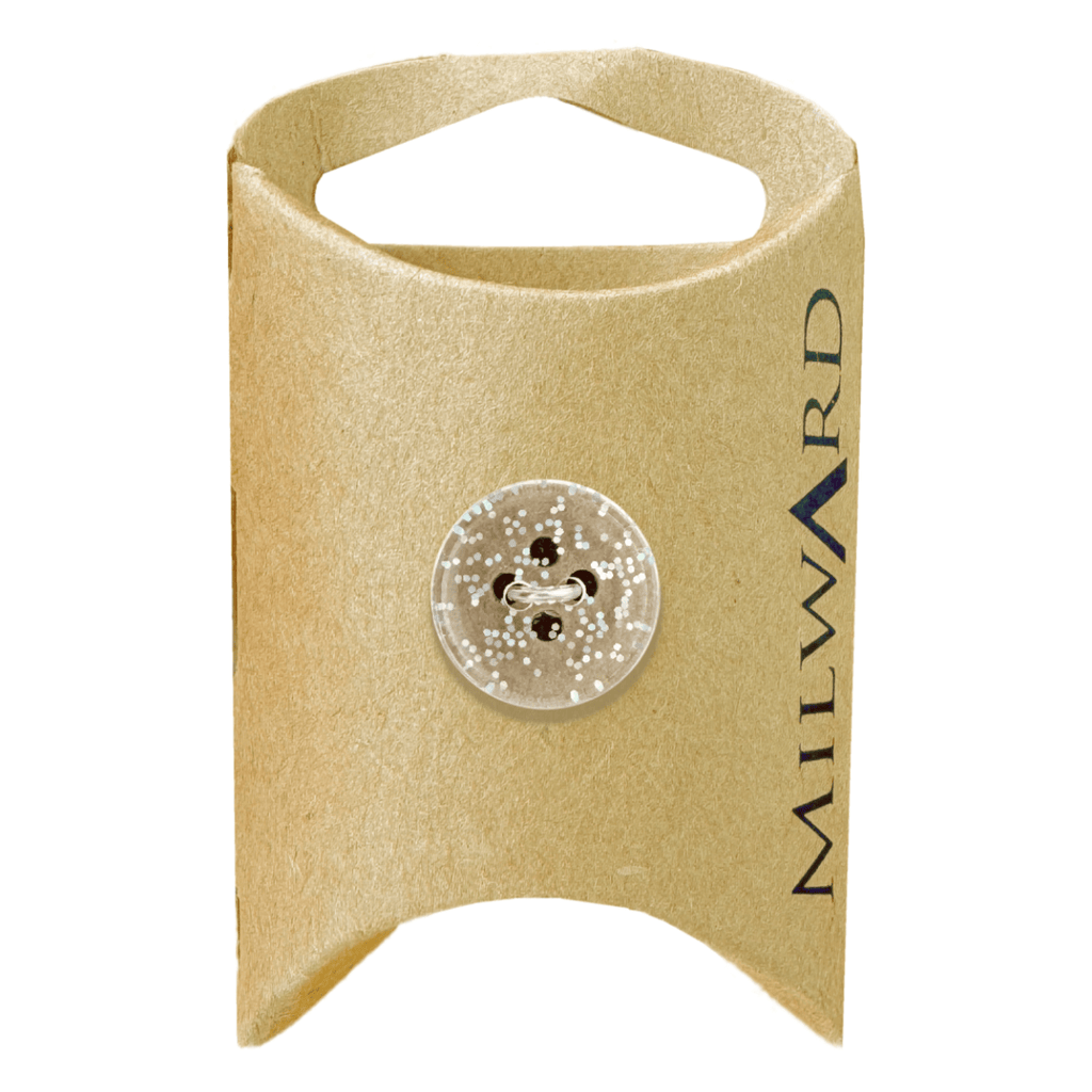 Milward Buttons Nylon Glitter 15mm Button MGB054