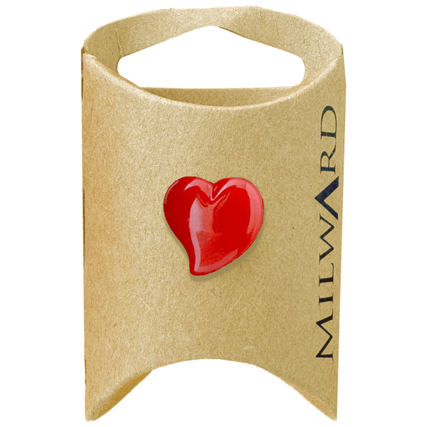 Milward Buttons Nylon Heart 18mm Button MGB367