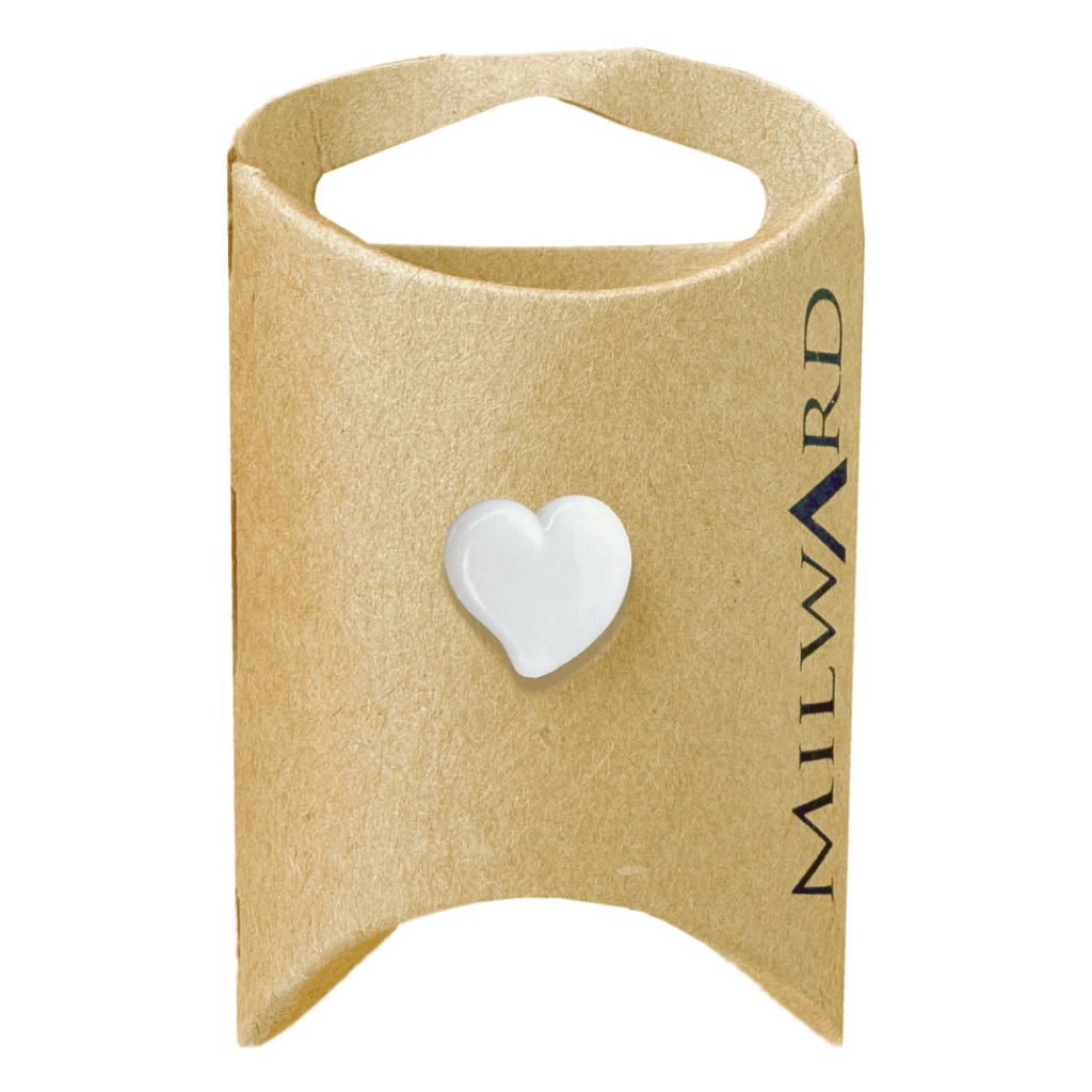 Milward Buttons Nylon Heart Shank 13mm Button MGB041