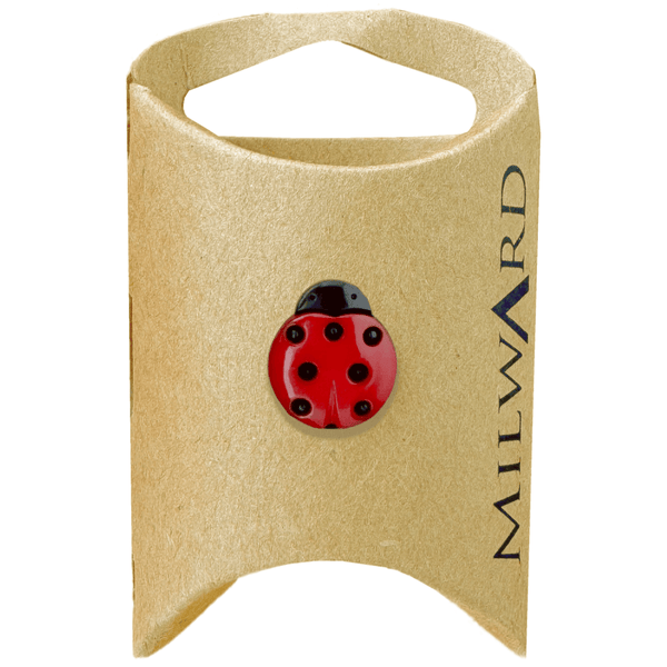 Milward Buttons Nylon Ladybug Shank 15mm Button MGB362