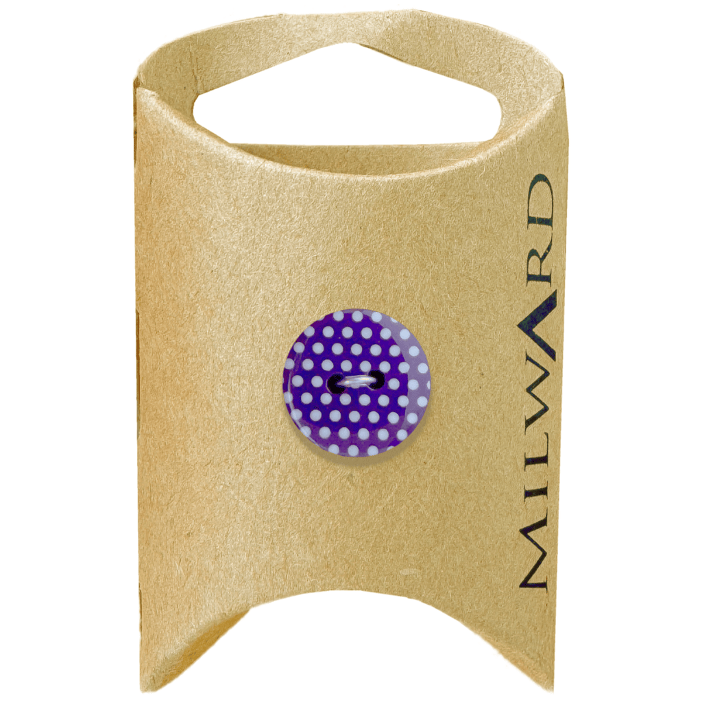 Milward Buttons Nylon Polka Dot 15mm Button MGB385