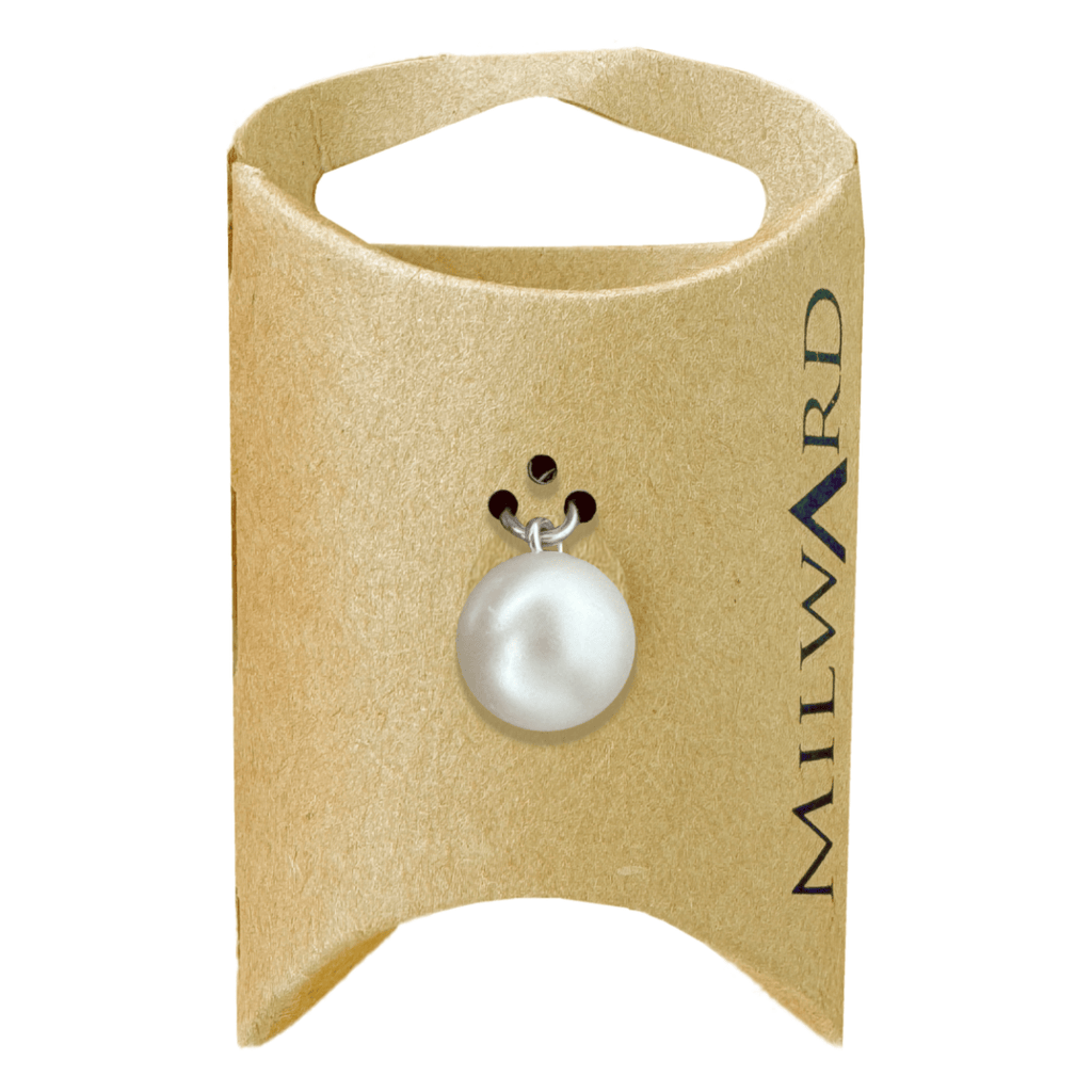 Milward Buttons Polyester Dangly Pearl 11mm Button MGB080