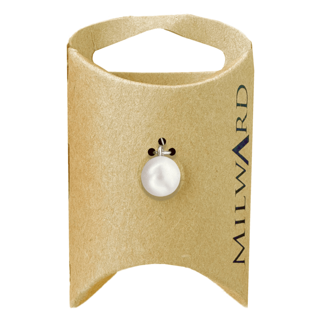 Milward Buttons Polyester Dangly Pearl 9mm Button MGB079