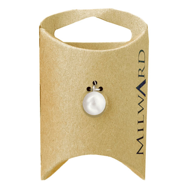 Milward Buttons Polyester Dangly Pearl 9mm Button MGB079