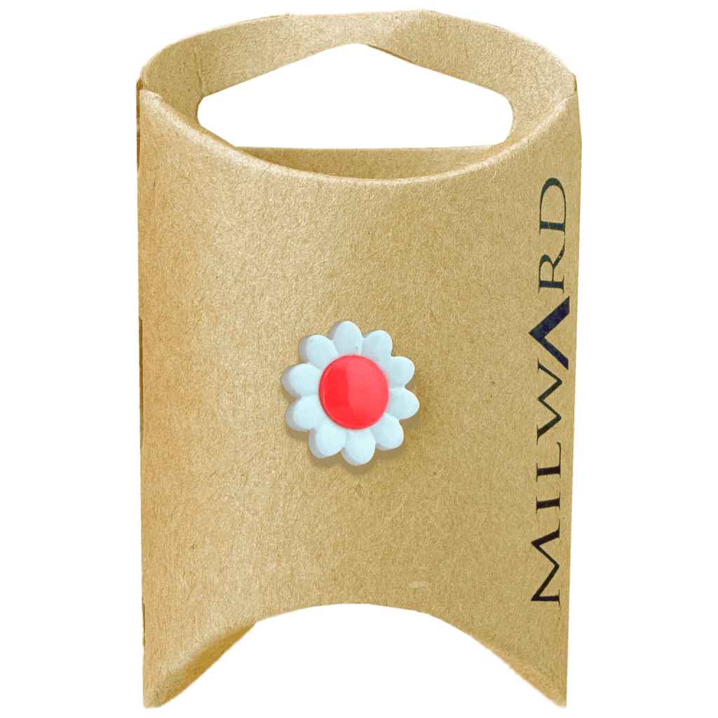 Milward Buttons Polyester Flower 14mm Button MGB413