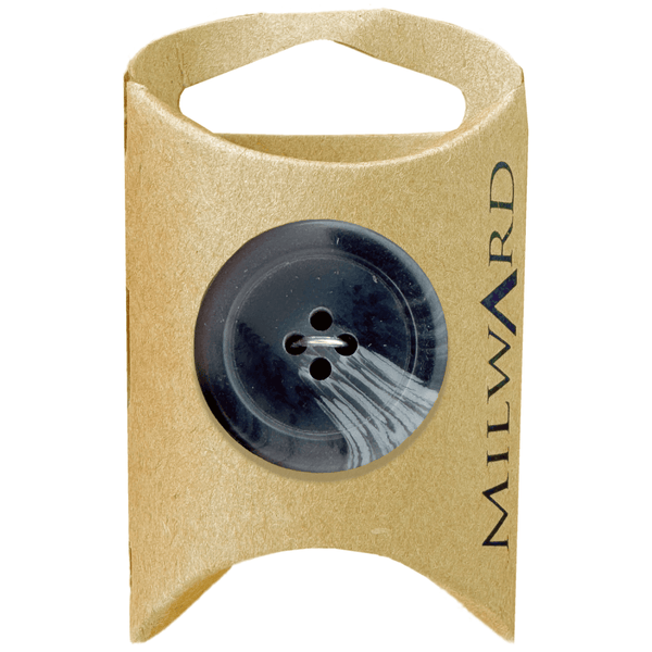 Milward Buttons Polyester Marble Edge 28mm Button MGB119