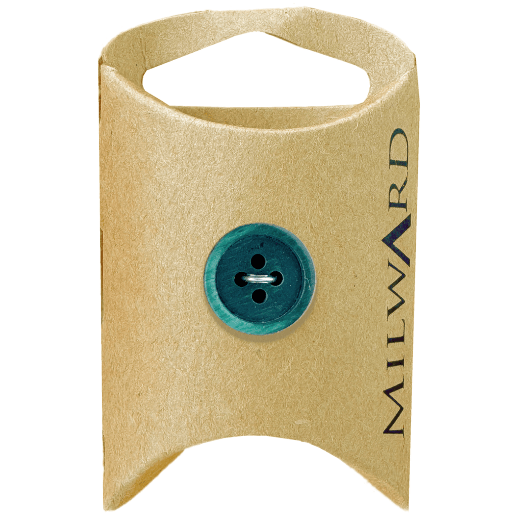 Milward Buttons Polyester Marble Rim 15mm Button MGB293
