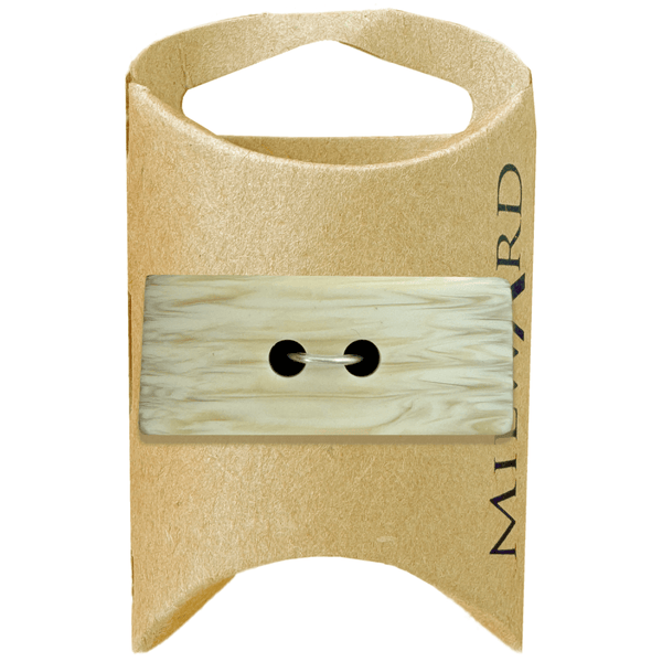 Milward Buttons Polyester Oblong 40mm Button MGB590