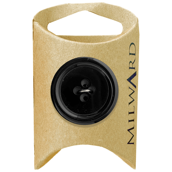 Milward Buttons Polyester Simple 28mm Button MGB127