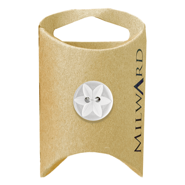 Milward Buttons Polyester Star 16mm Button MGB011