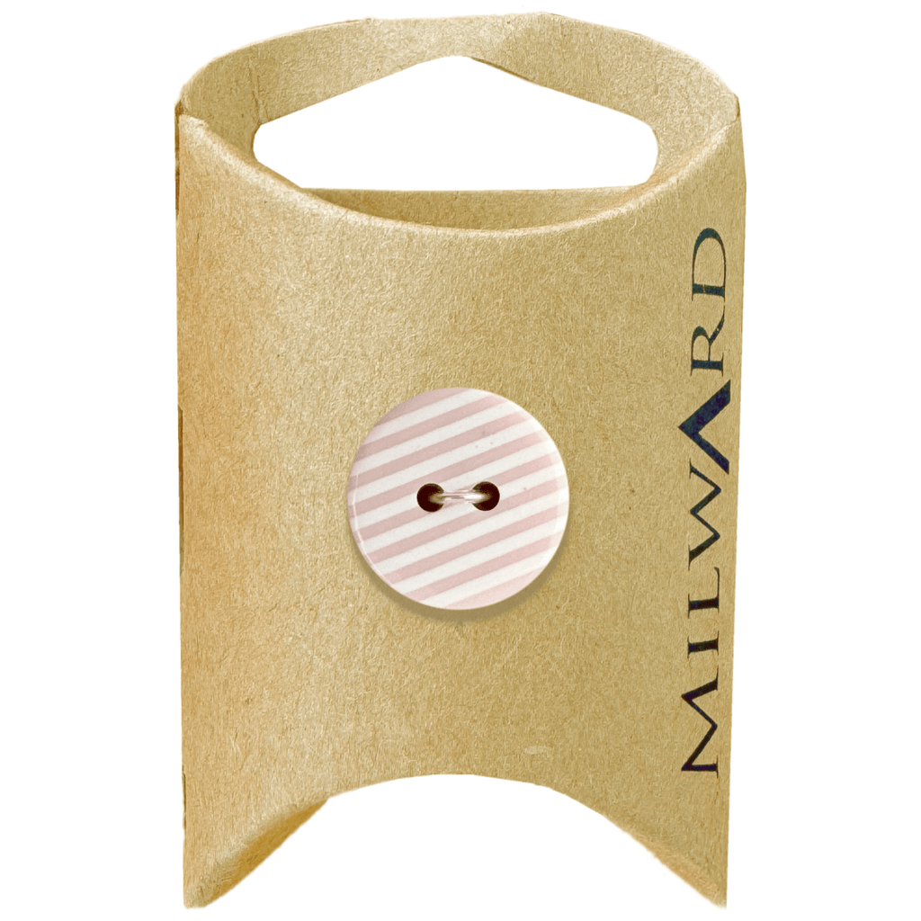 Milward Buttons Polyester Striped 18mm Button MGB348